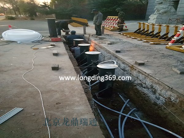 北京市全自動升降柱：昌平區某部隊